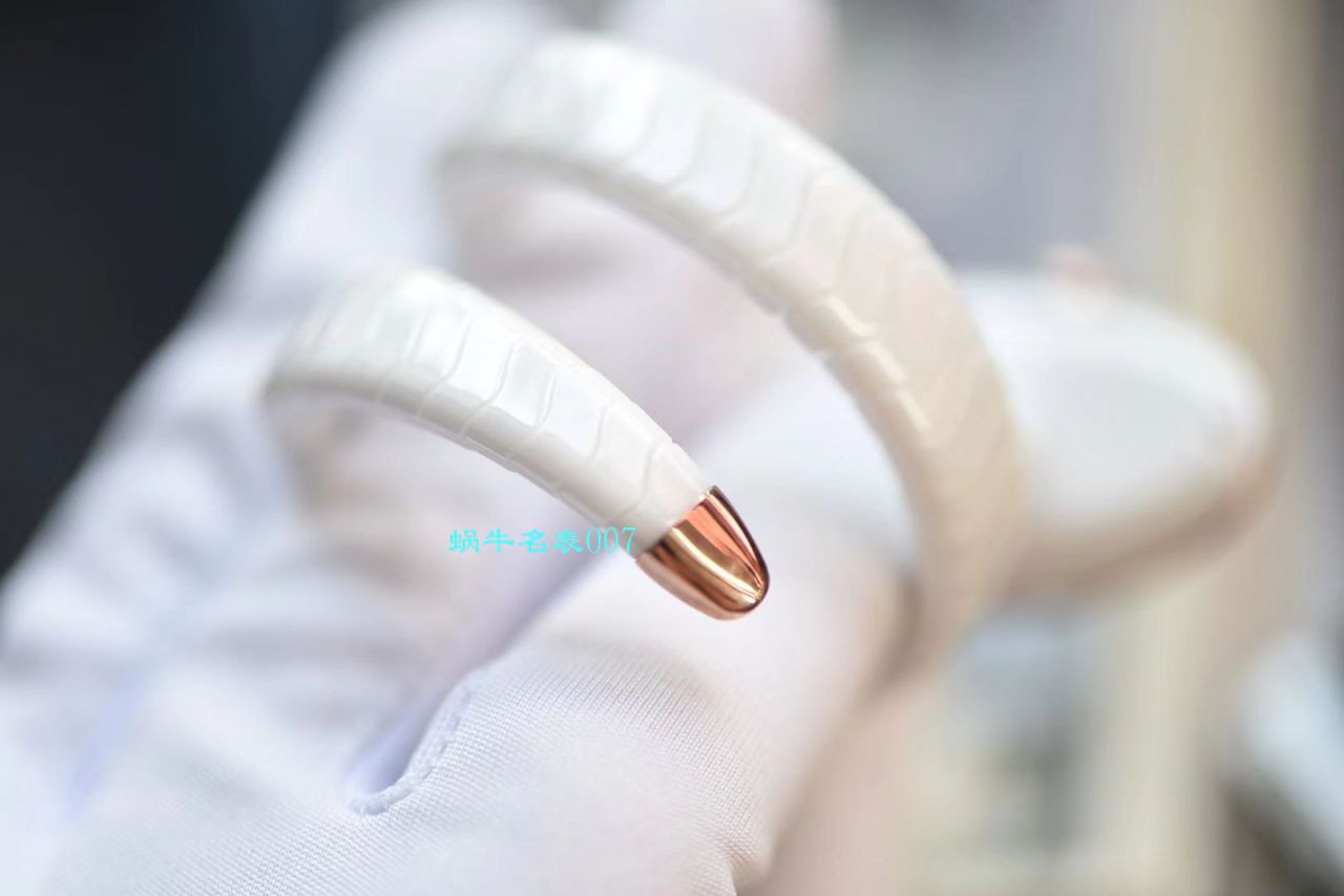 【BV Factory BVLGARI Replica 蛇形女表】 BVLGARI SERPENTI系列102734，102613 SPC35WGDWCGD1.1T白色黑色 Composite  wrist watches  / BG029