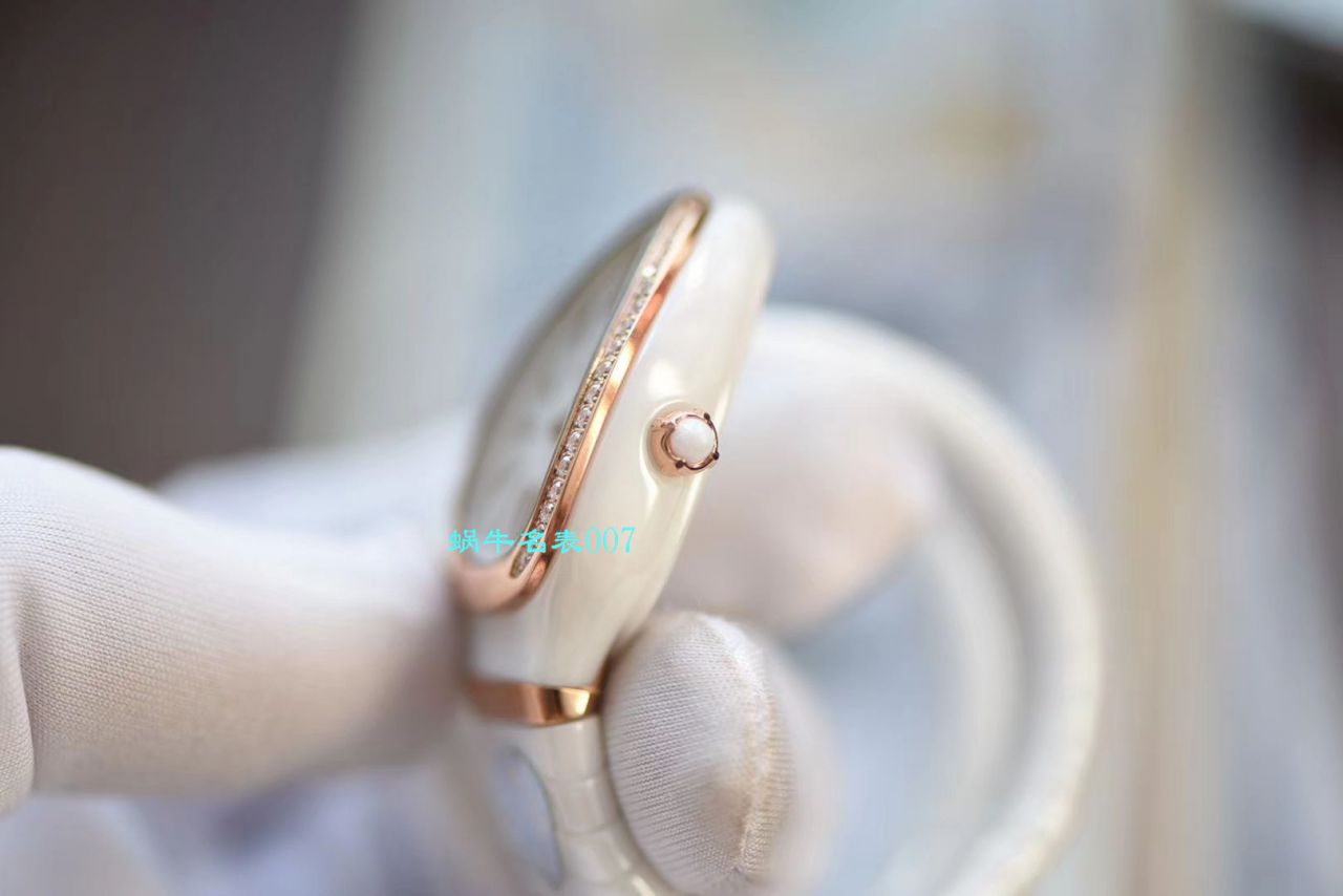 【BV Factory BVLGARI Replica 蛇形女表】 BVLGARI SERPENTI系列102734，102613 SPC35WGDWCGD1.1T白色黑色 Composite  wrist watches  / BG029