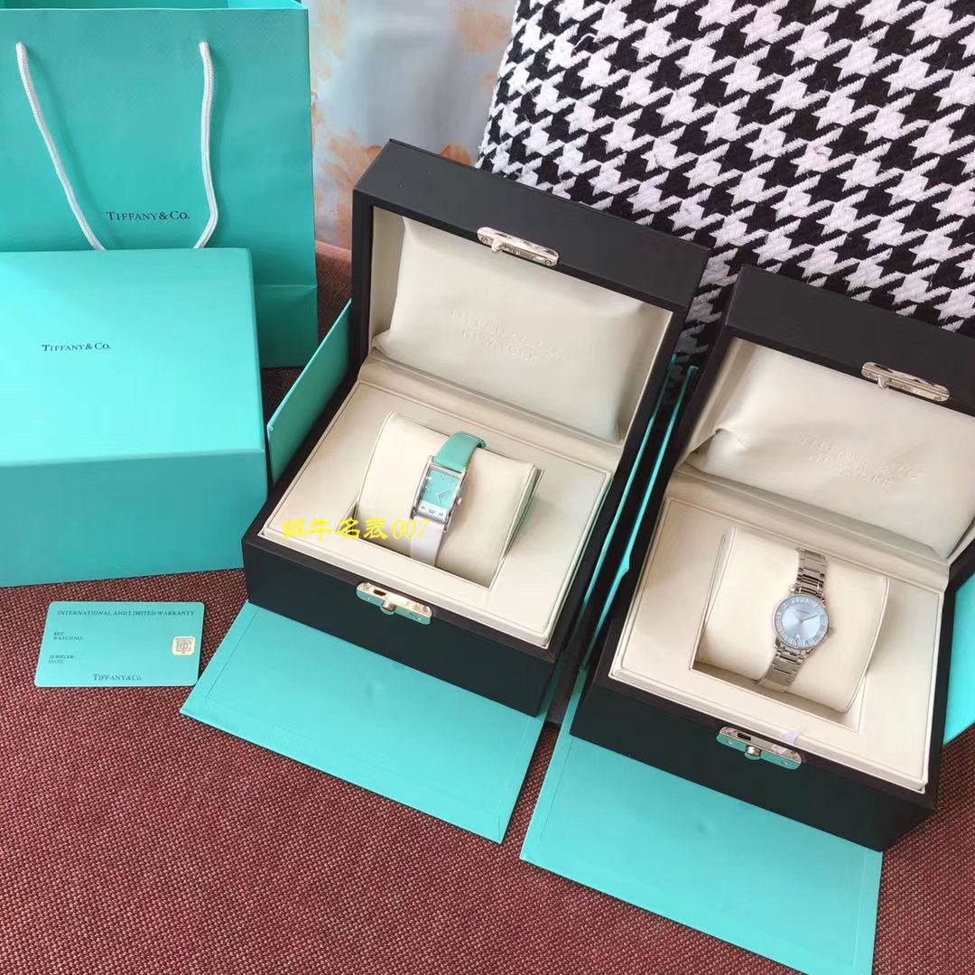 【渠道 copy customized 】蒂芙尼拼色夜光 Watches ，世界上最迷人的蓝色，tiffany blue女装 wrist watches ！ / Tiffany01