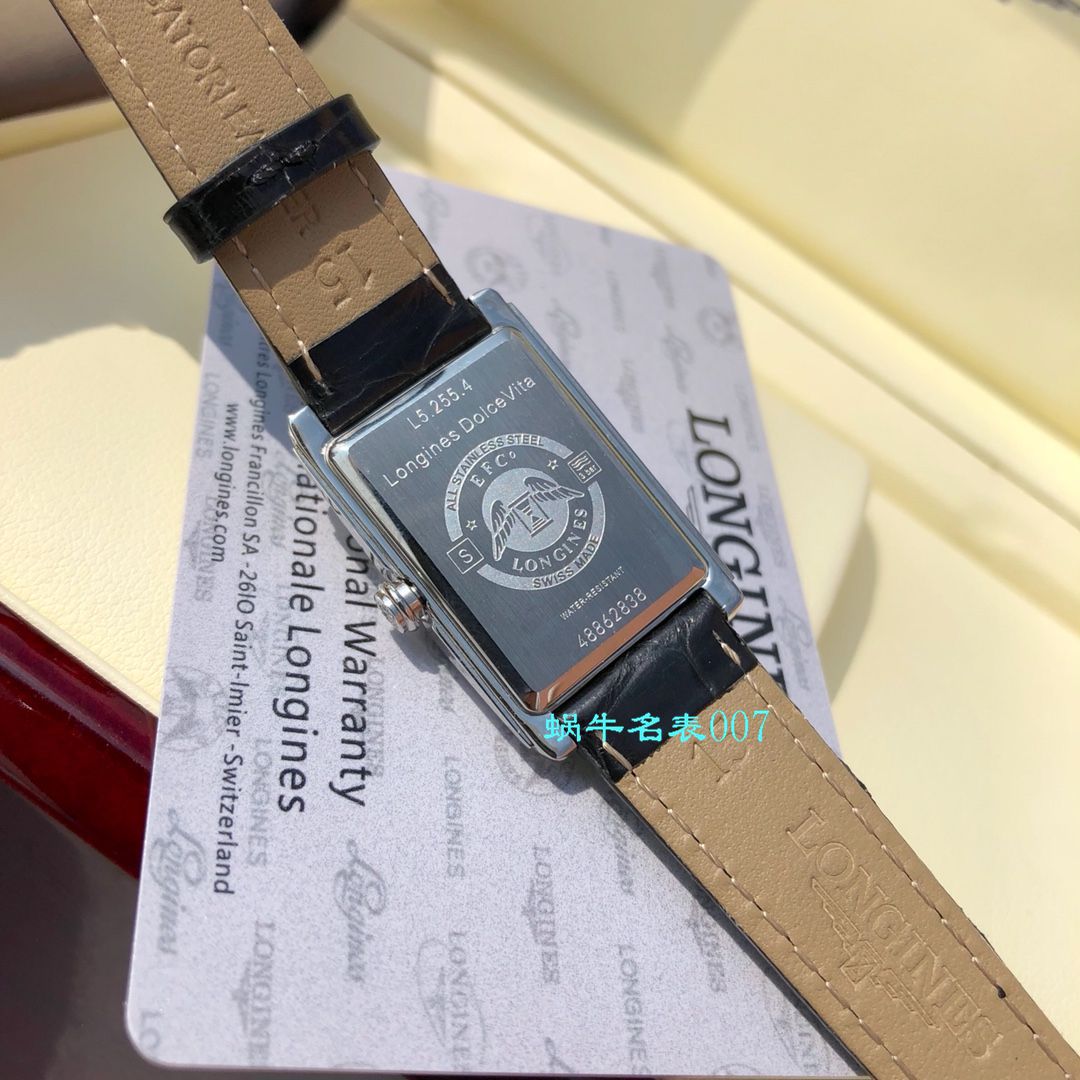 【渠道原单女表林志玲同款】 Longines 优雅DOLCEVITA黛绰维纳系列L5.255.4.71.5 wrist watches  / L121