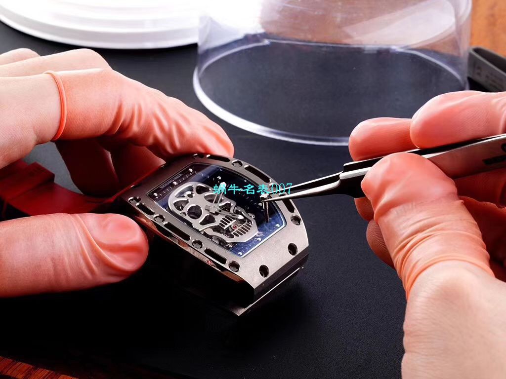 【 Video analysis EUR Factory  RICHARD MILLE  Replica Copy  Watches 】Richard Mille至尊骷髅头鬼王RM052凤凰红配色 / RM052hong