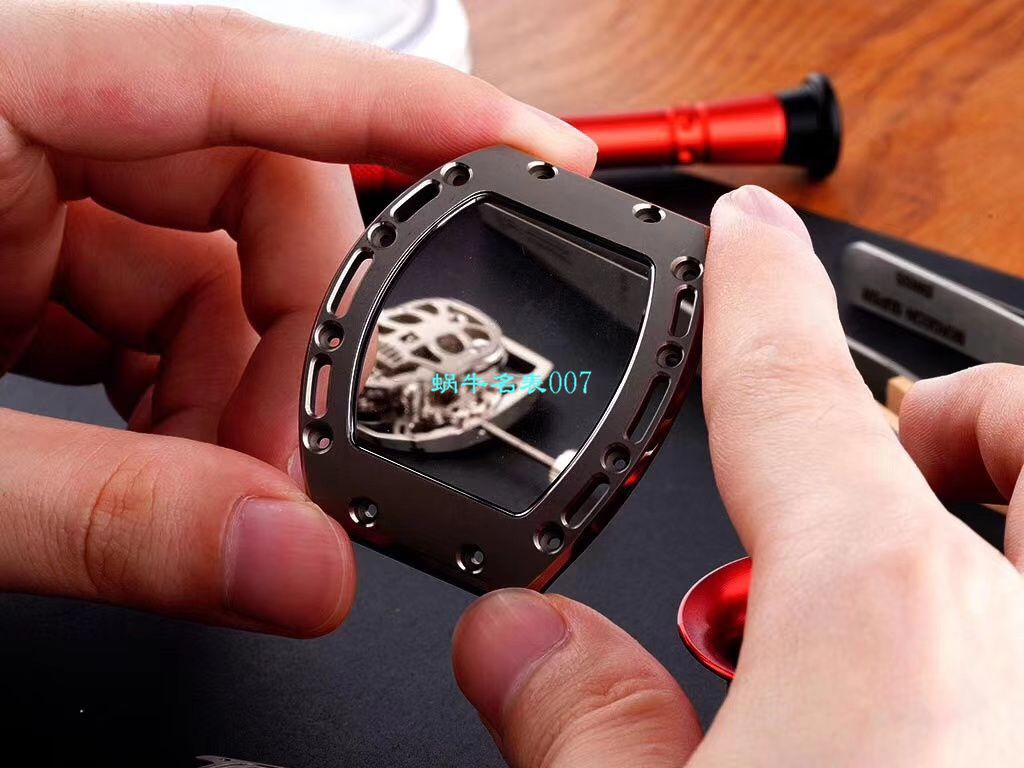 【 Video analysis EUR Factory  RICHARD MILLE  Replica Copy  Watches 】Richard Mille至尊骷髅头鬼王RM052凤凰红配色 / RM052hong