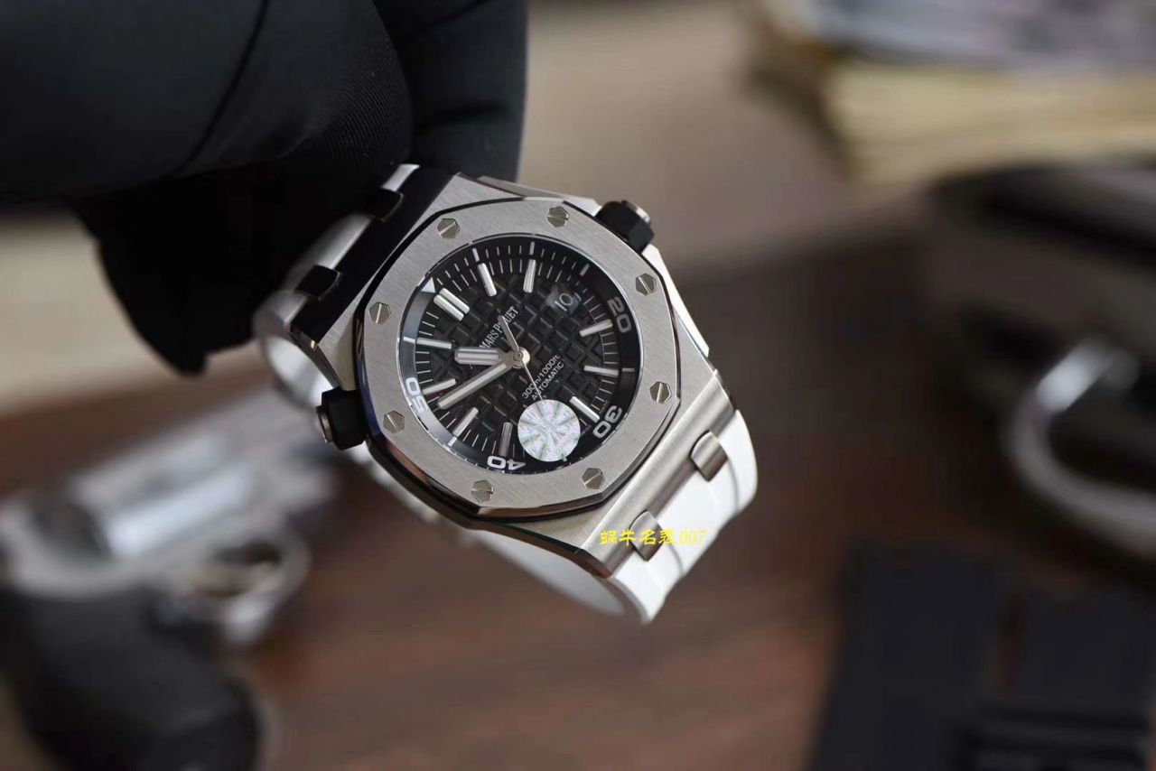 【JF Perfect  High quality  Replica 】 Video analysis Audemars Piguet  Royal Oak Offshore 系列15703ST.OO.A002CA.01 wrist watches ，全新V9S超强版正式闪亮登场 / AP156