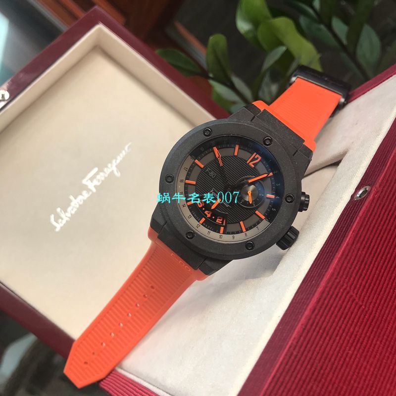【渠道原单】菲拉格慕Ferragamo F-80系列碳素纤维男士 wrist watches  / FEL011