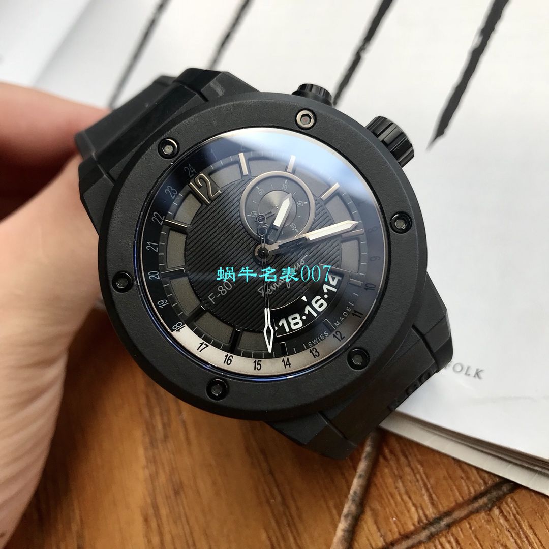 【渠道原单】菲拉格慕Ferragamo F-80系列碳素纤维男士 wrist watches  / FEL011