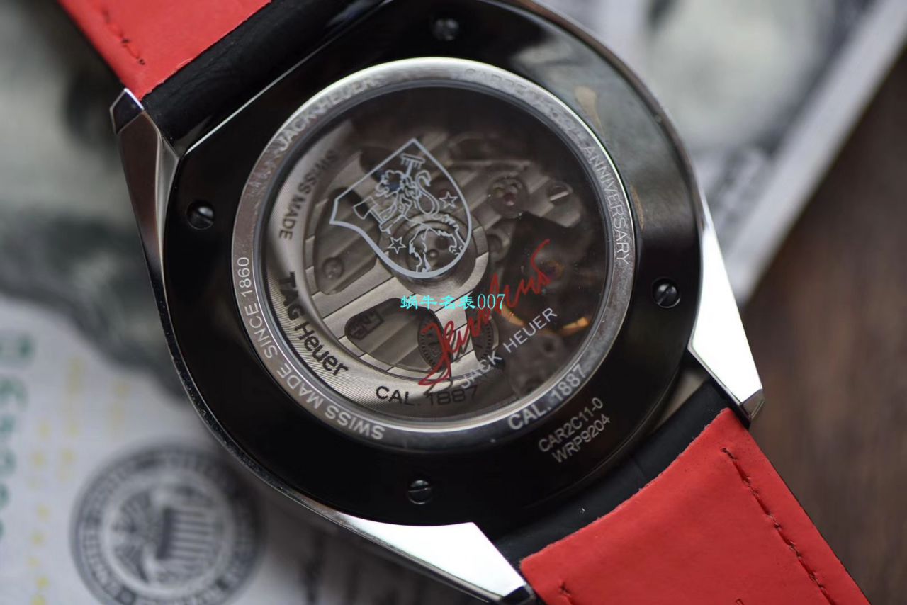 【 Video analysis V6 Factory  TAG Heuer  Replica 表】 TAG Heuer 级卡莱拉赛车限定版CAR2C11.FC6327 wrist watches  / TG079
