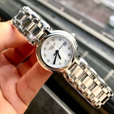 【渠道原单真钻Longines女表】 Longines 优雅PRIMALUNA心月系列L8.110.4.87.6 wrist watches 