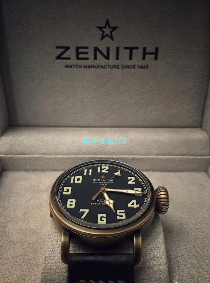 【XF Factory Zenith青铜大飞 Replica Copy  Watches 】真力时飞行员系列29.2430.679/21.C753 wrist watches  / ZLS039