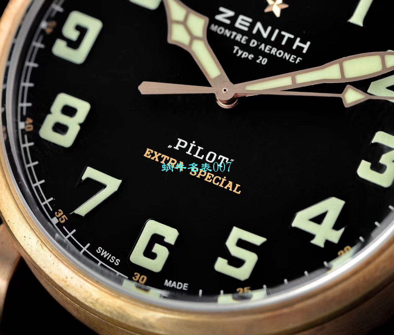 【XF Factory Zenith青铜大飞 Replica Copy  Watches 】真力时飞行员系列29.2430.679/21.C753 wrist watches  / ZLS039
