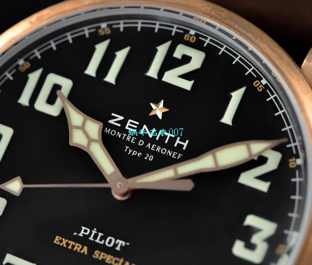 【XF Factory Zenith青铜大飞 Replica Copy  Watches 】真力时飞行员系列29.2430.679/21.C753 wrist watches  / ZLS039