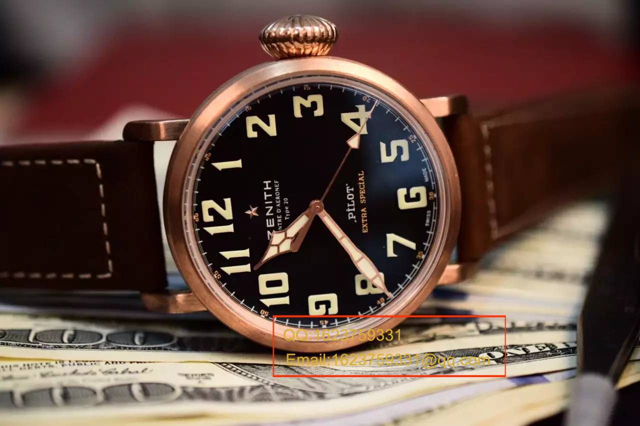 【XF Factory Zenith青铜大飞 Replica Copy  Watches 】真力时飞行员系列29.2430.679/21.C753 wrist watches  / ZLS039