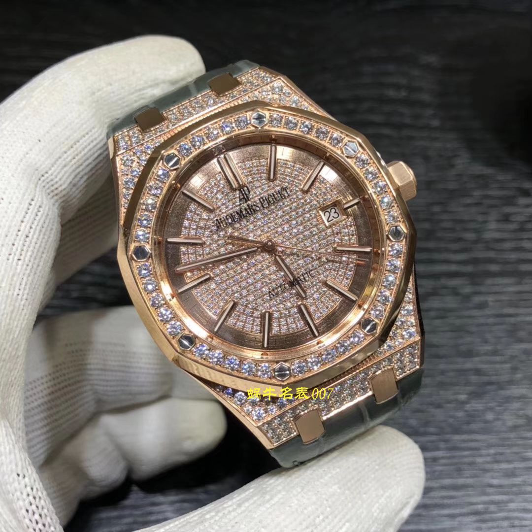 【 Video analysis JF Factory Audemars Piguet Replica Copy  Watches 】Audemars Piguet 皇家橡树系列15402OR.ZZ.D003CR.01 wrist watches  / AP179