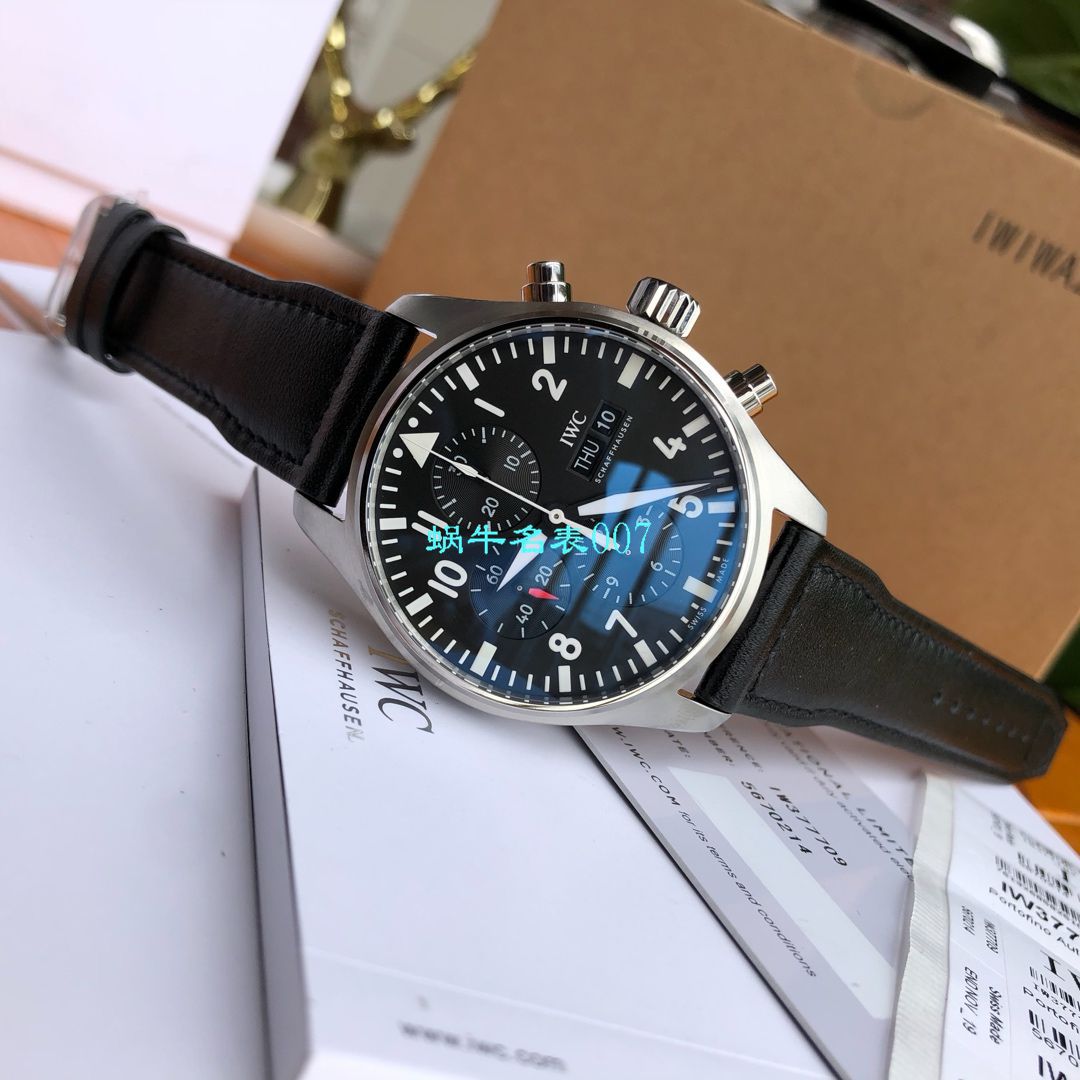 【独家评测视频渠道原单】IWC IWC 表飞行员系列IW377709 wrist watches  / WG503