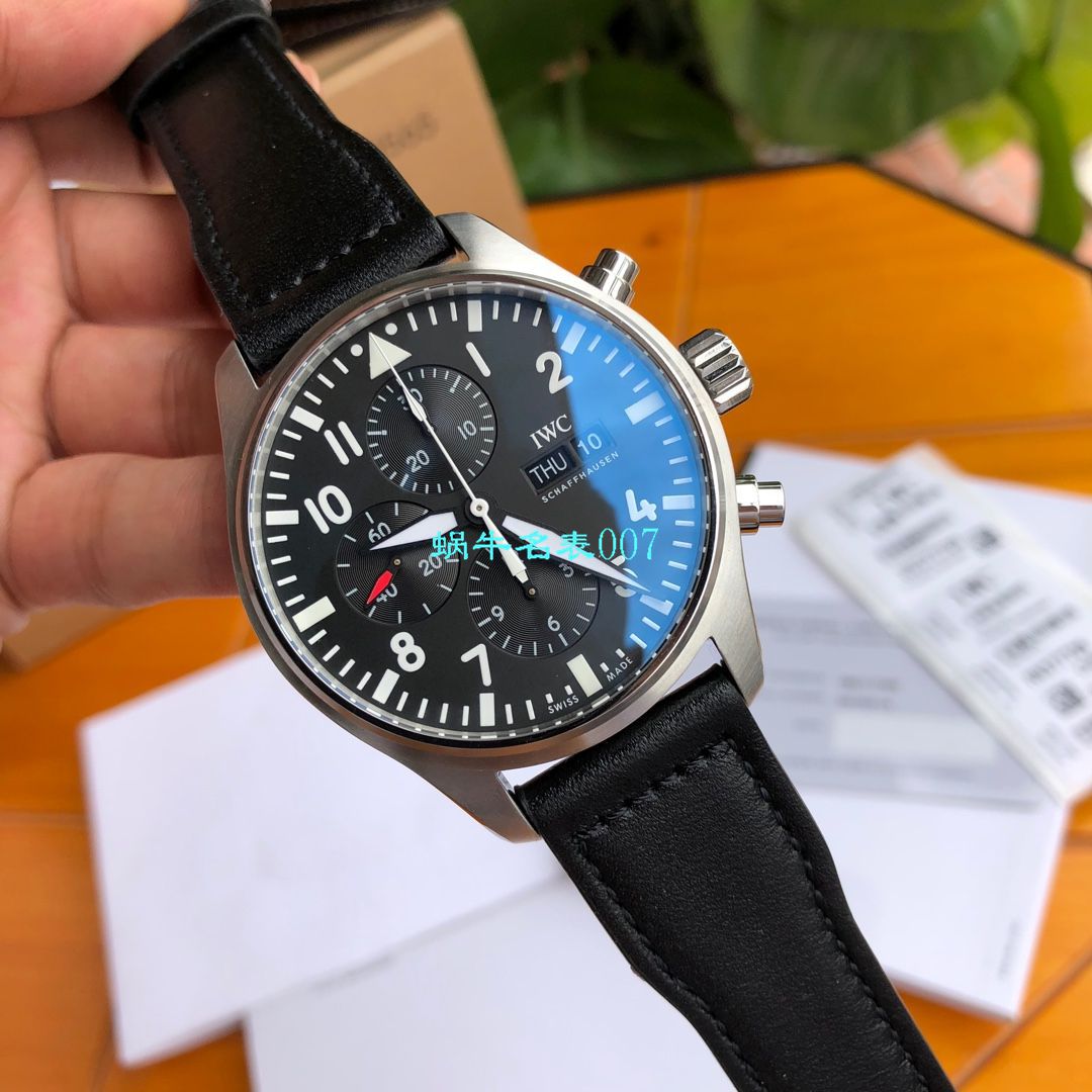【独家评测视频渠道原单】IWC IWC 表飞行员系列IW377709 wrist watches  / WG503