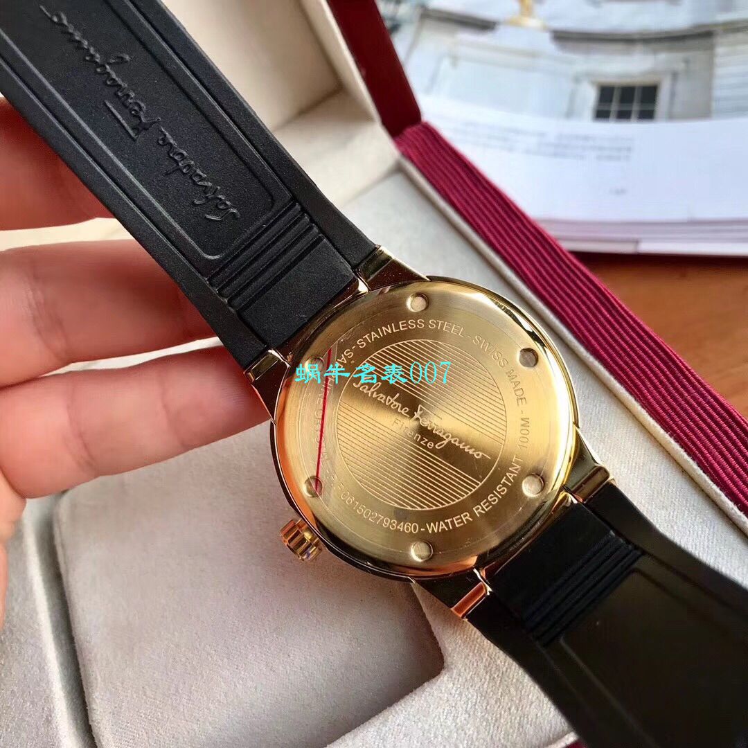 【渠道原单】菲拉格慕最新款计时石英男表这款类似AP的 watchcase 设计 / FEL013