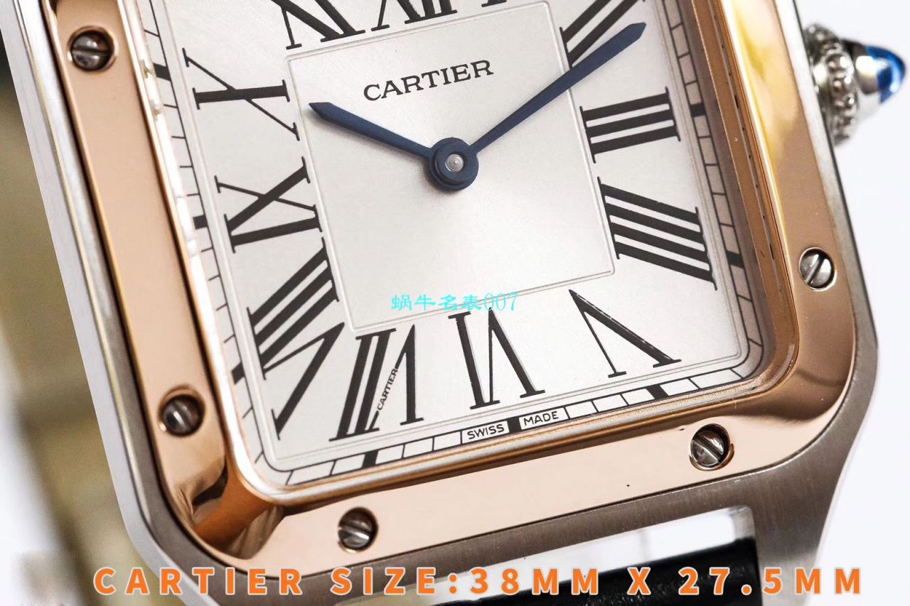 【XF Factory  Cartier   Replica Copy 表】 Cartier   Santos 系列W2SA0012（小号） wrist watches 间玫 Santos 杜蒙 / K231