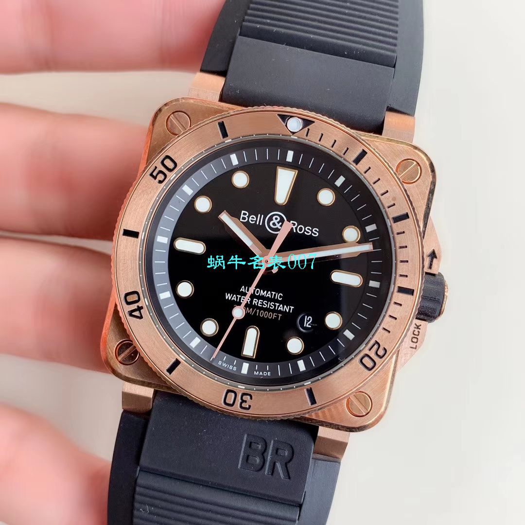 【BR Factory  Replica Copy Bell & Ross青铜 Watches 】 Bell & Ross INSTRUMENTS系列BR0392-D-BL-BR/SCA wrist watches  / BR0392divB