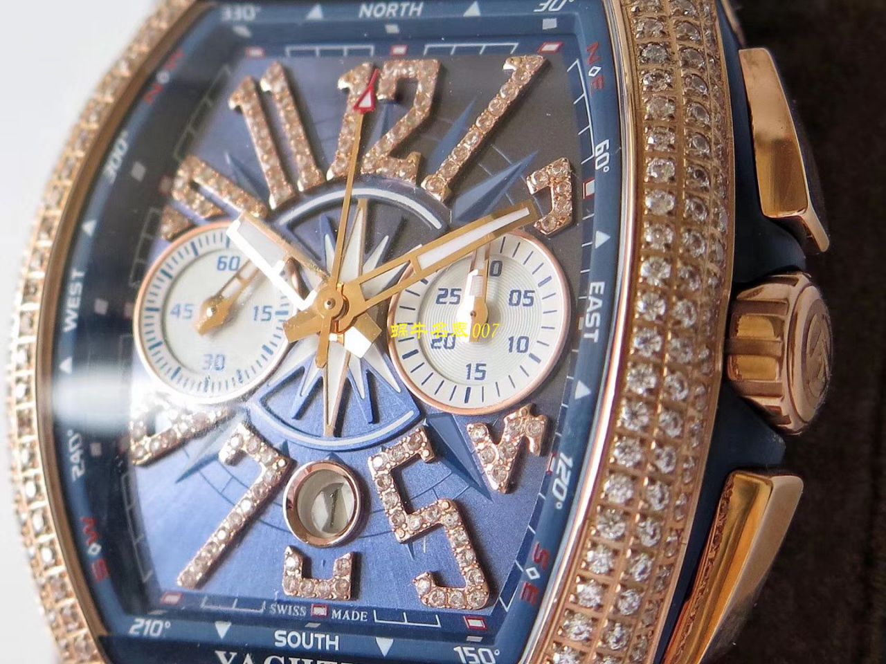【台湾 Factory Franck Muller Replica Copy  Watches 】 Franck Muller MEN'S COLLECTION系列V 45 CC DT YACHT wrist watches  / FL063