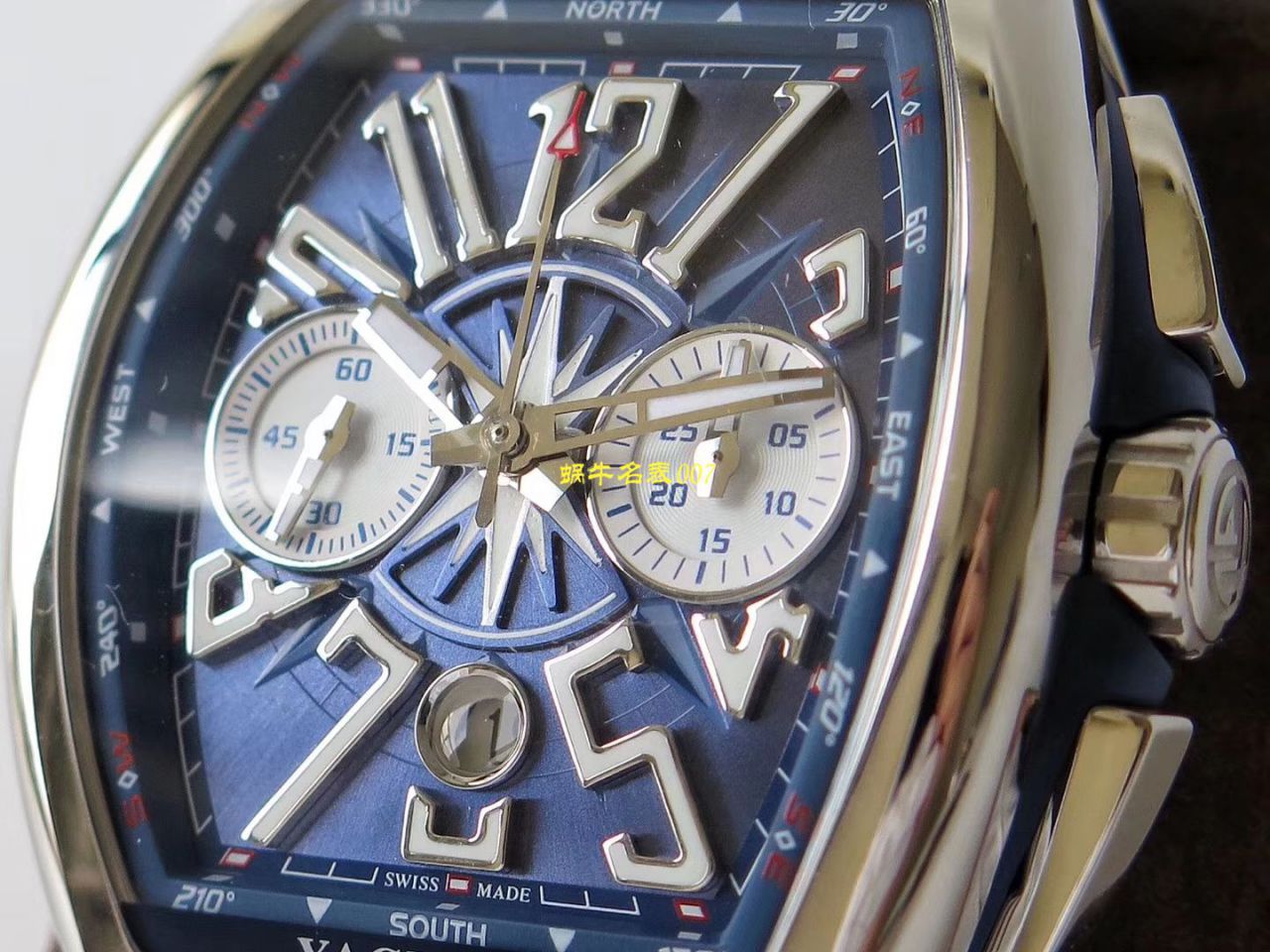 【台湾 Factory Franck Muller Replica Copy  Watches 】 Franck Muller MEN'S COLLECTION系列V 45 CC DT YACHT wrist watches  / FL063