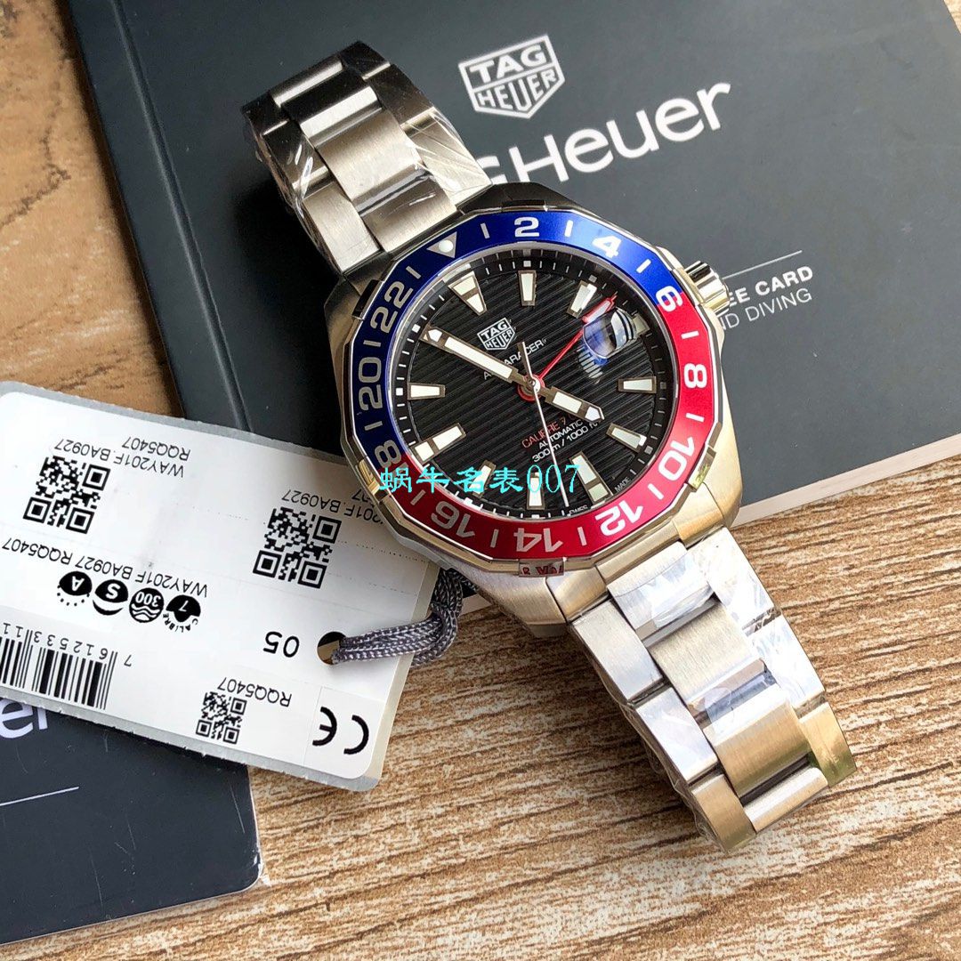 【渠道原单货】 TAG Heuer 竞潜系列WAY201F.BA0927GMT wrist watches  / TG067
