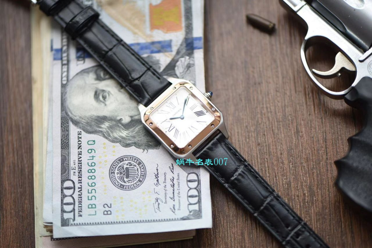 【XF Factory  Cartier   Replica Copy 表】 Cartier   Santos 系列W2SA0012（小号） wrist watches 间玫 Santos 杜蒙 / K231