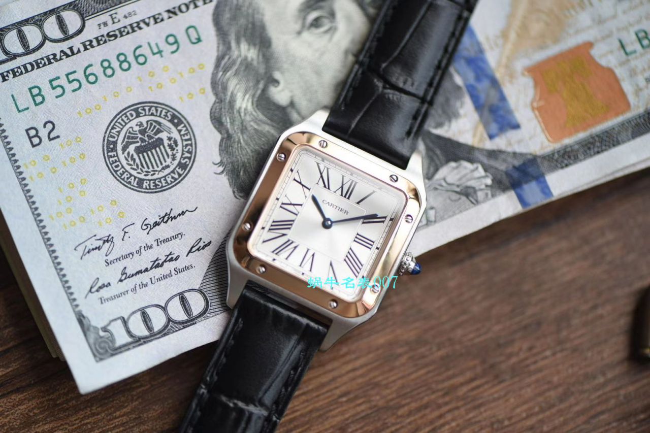 【XF Factory  Cartier   Replica Copy 表】 Cartier   Santos 系列W2SA0012（小号） wrist watches 间玫 Santos 杜蒙 / K231