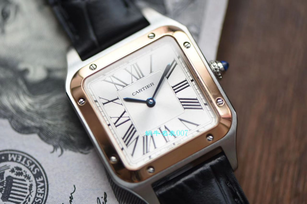 【XF Factory  Cartier   Replica Copy 表】 Cartier   Santos 系列W2SA0012（小号） wrist watches 间玫 Santos 杜蒙 / K231
