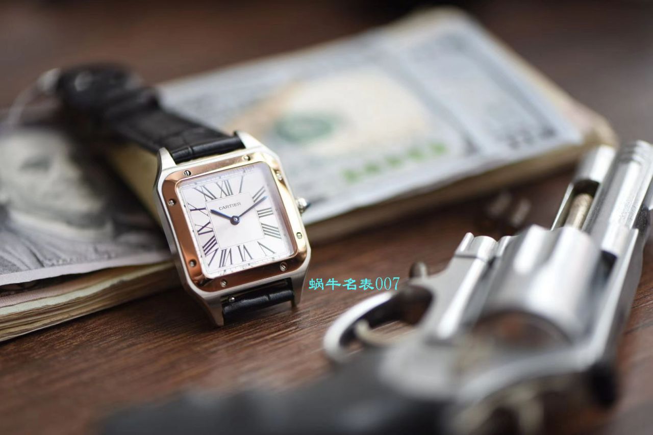【XF Factory  Cartier   Replica Copy 表】 Cartier   Santos 系列W2SA0012（小号） wrist watches 间玫 Santos 杜蒙 / K231