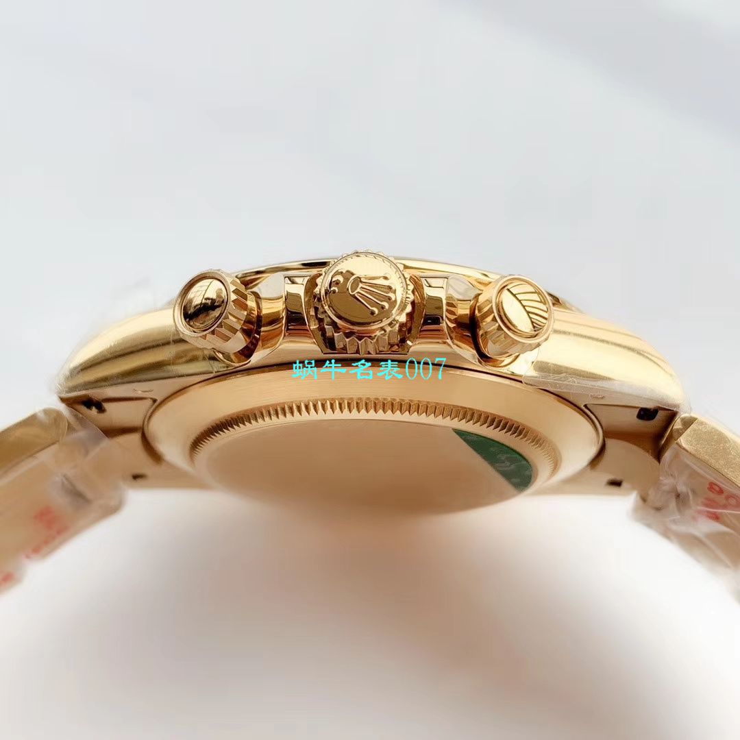 【N Factory  Replica 表独家真正4130 Movement 】 Rolex  Cosmograph Daytona  Ditongna  top  Replica Copy 116508金盘 wrist watches  / R389