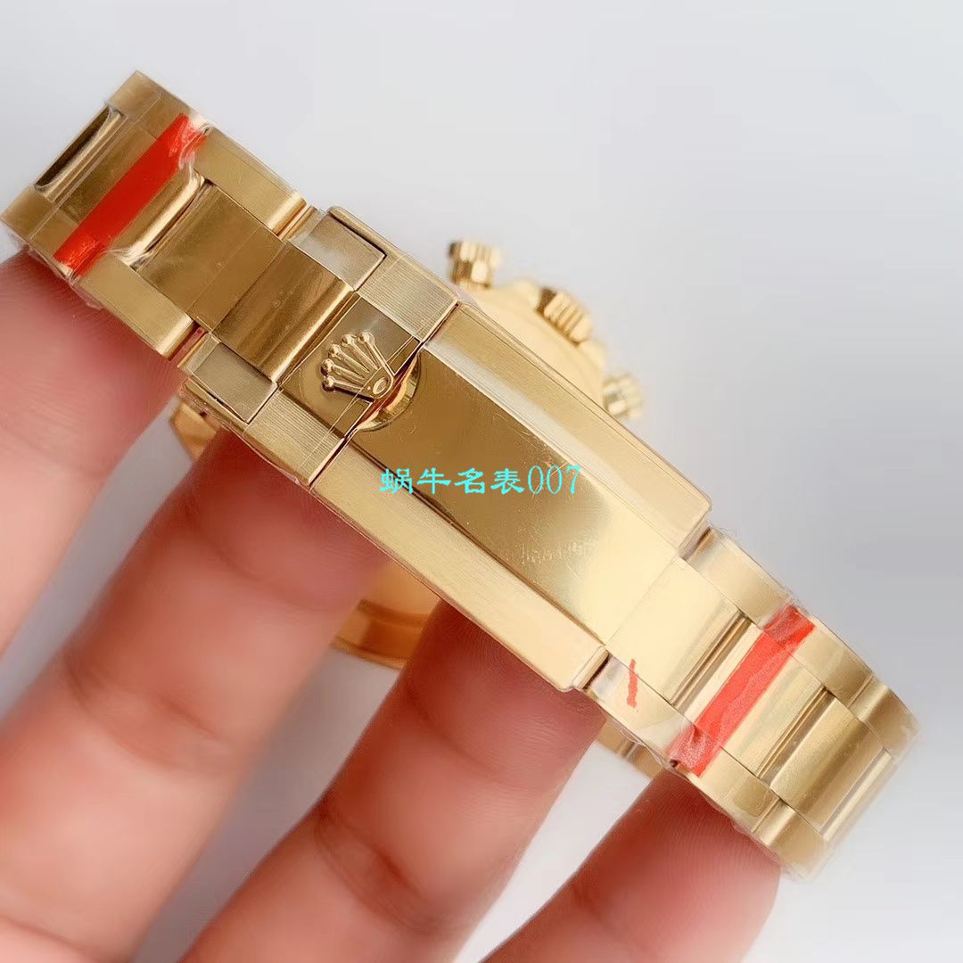 【N Factory  Replica 表独家真正4130 Movement 】 Rolex  Cosmograph Daytona  Ditongna  top  Replica Copy 116508金盘 wrist watches  / R389