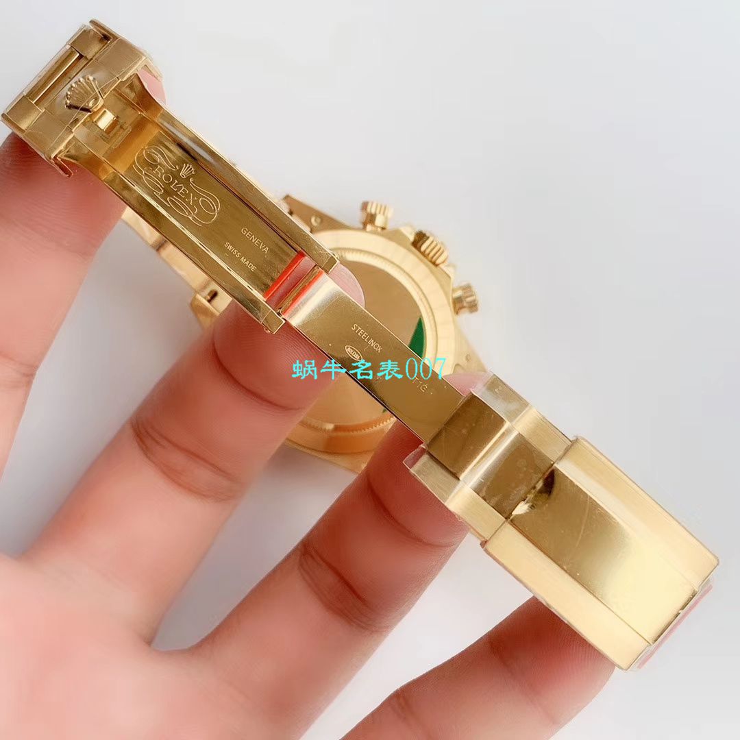 【N Factory  Replica 表独家真正4130 Movement 】 Rolex  Cosmograph Daytona  Ditongna  top  Replica Copy 116508金盘 wrist watches  / R389
