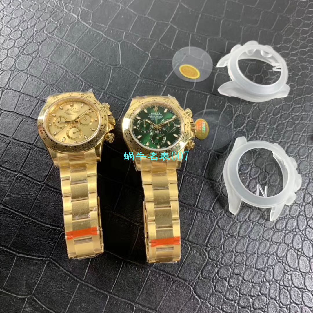 【N Factory  Replica 表独家真正4130 Movement 】 Rolex  Cosmograph Daytona  Ditongna  top  Replica Copy 116508金盘 wrist watches  / R389