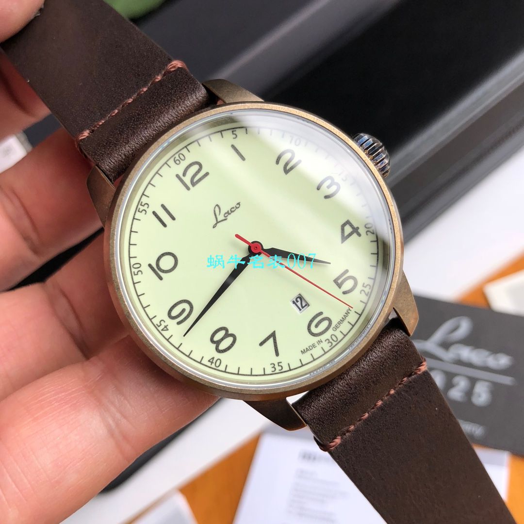 【渠道LACO原单】朗坤飞行员系列861760N wrist watches  / Laco01