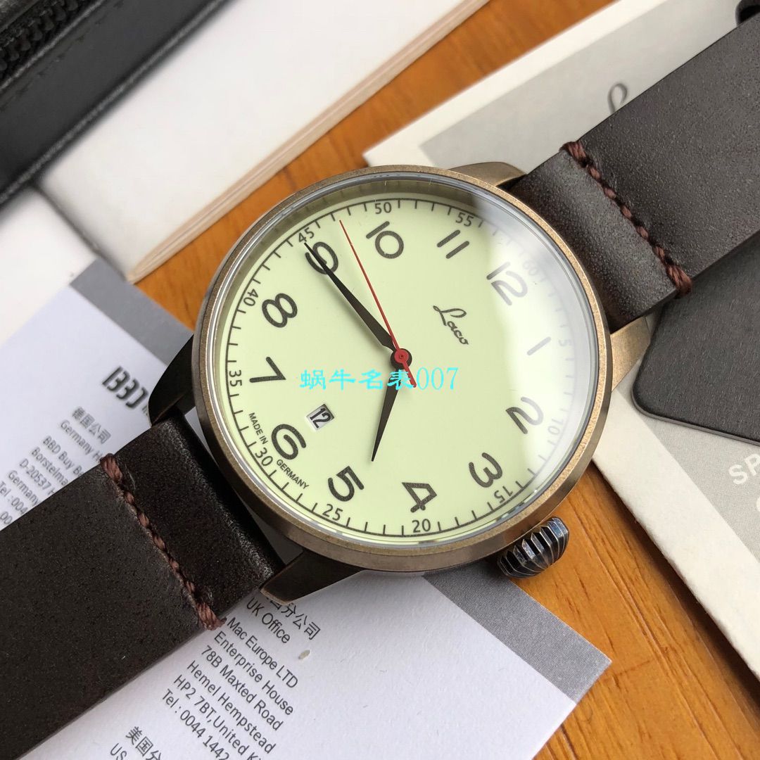 【渠道LACO原单】朗坤飞行员系列861760N wrist watches  / Laco01