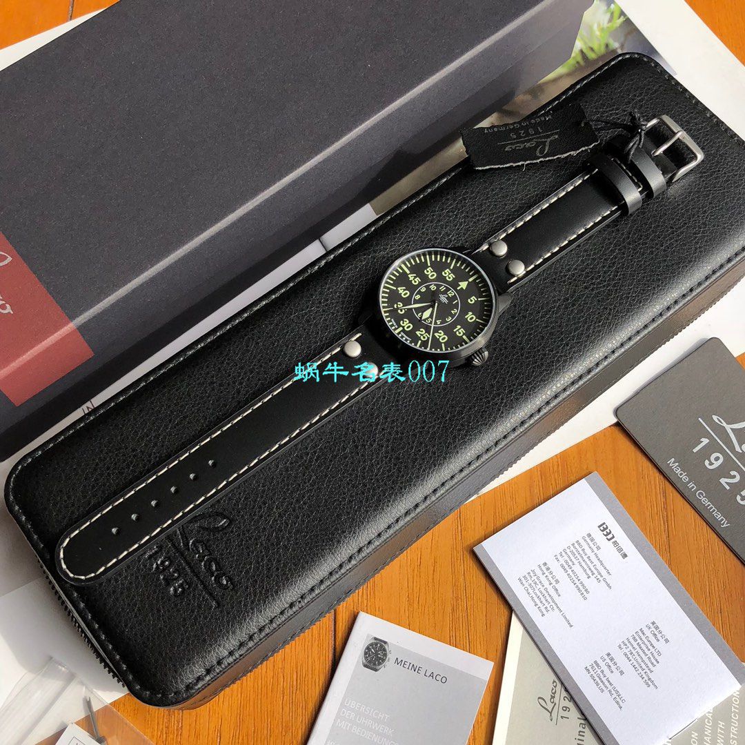 【渠道LACO原单】朗坤飞行员系列861760N wrist watches  / Laco01