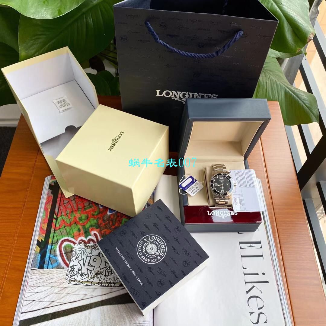 【渠道原单Longines】 Longines 康卡斯潜水系列L3.742.4.56.6 wrist watches  / L116