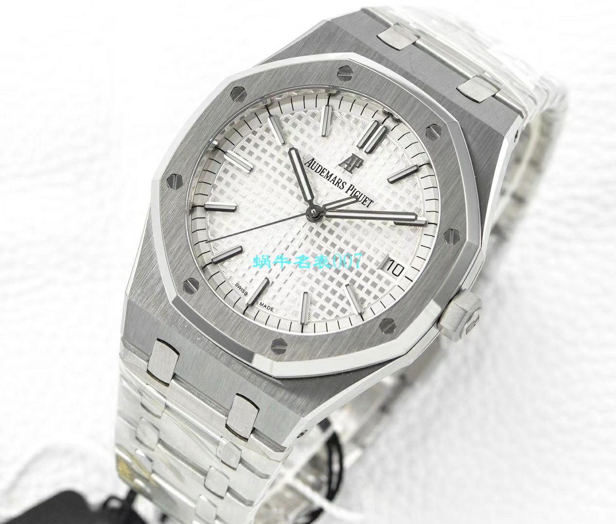 【OM Factory  Replica Copy 表】Audemars Piguet 皇家橡树系列15500ST.OO.1220ST.01，15500ST.OO.1220ST.02，15500ST.OO.1220ST.03 wrist watches  / AP180
