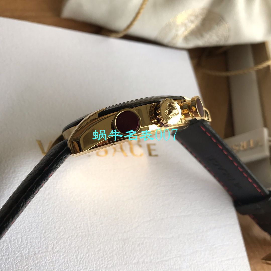 【渠道原单】范思哲Versace男子 Watches vdb080015六针计时带日历 / VER12
