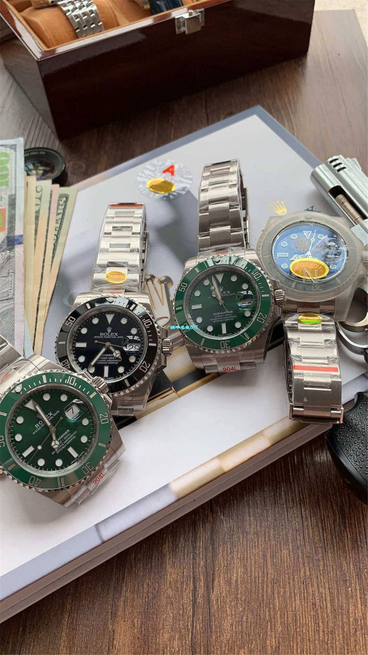 【 Video analysis N Factory  Submariner  Submariner V10升​级版本 Watches 】 Rolex  Submariner 型 Replica 116610LV-97200，116610LN-97200黑 Submariner  wrist watches  / R390