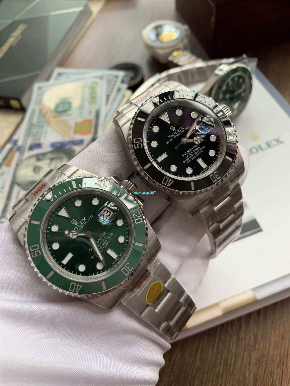 【 Video analysis N Factory  Submariner  Submariner V10升​级版本 Watches 】 Rolex  Submariner 型 Replica 116610LV-97200，116610LN-97200黑 Submariner  wrist watches  / R390