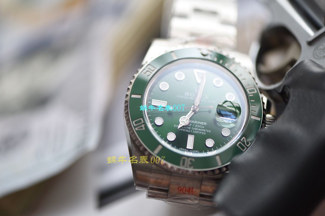 【 Video analysis N Factory  Submariner  Submariner V10升​级版本 Watches 】 Rolex  Submariner 型 Replica 116610LV-97200，116610LN-97200黑 Submariner  wrist watches  / R390
