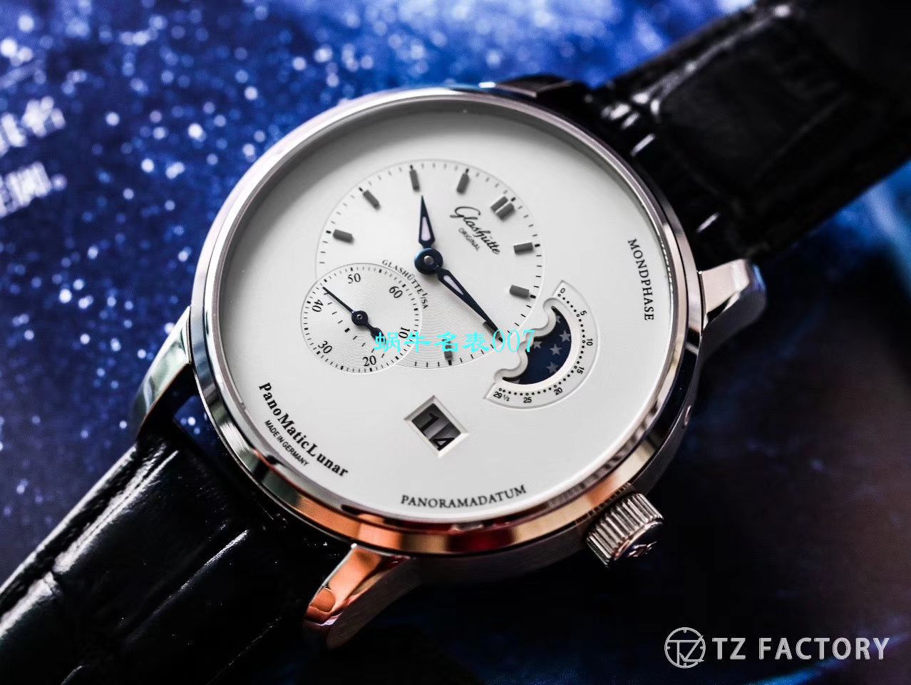 【TZ Factory Glashütte Original Replica Copy 表】glashuette original原创偏心系列1-90-02-42-32-05 wrist watches  / GLA053