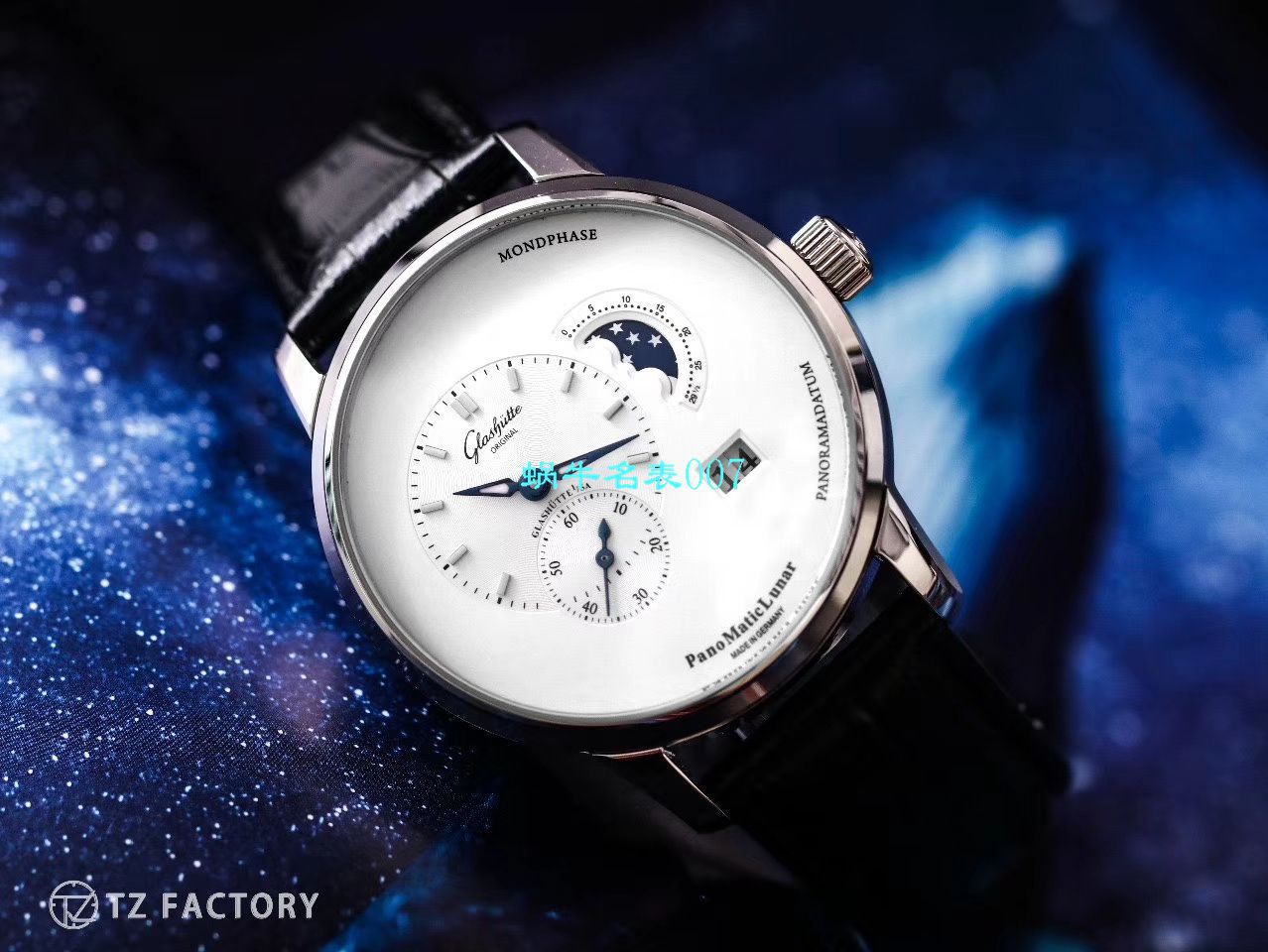 【TZ Factory Glashütte Original Replica Copy 表】glashuette original原创偏心系列1-90-02-42-32-05 wrist watches  / GLA053