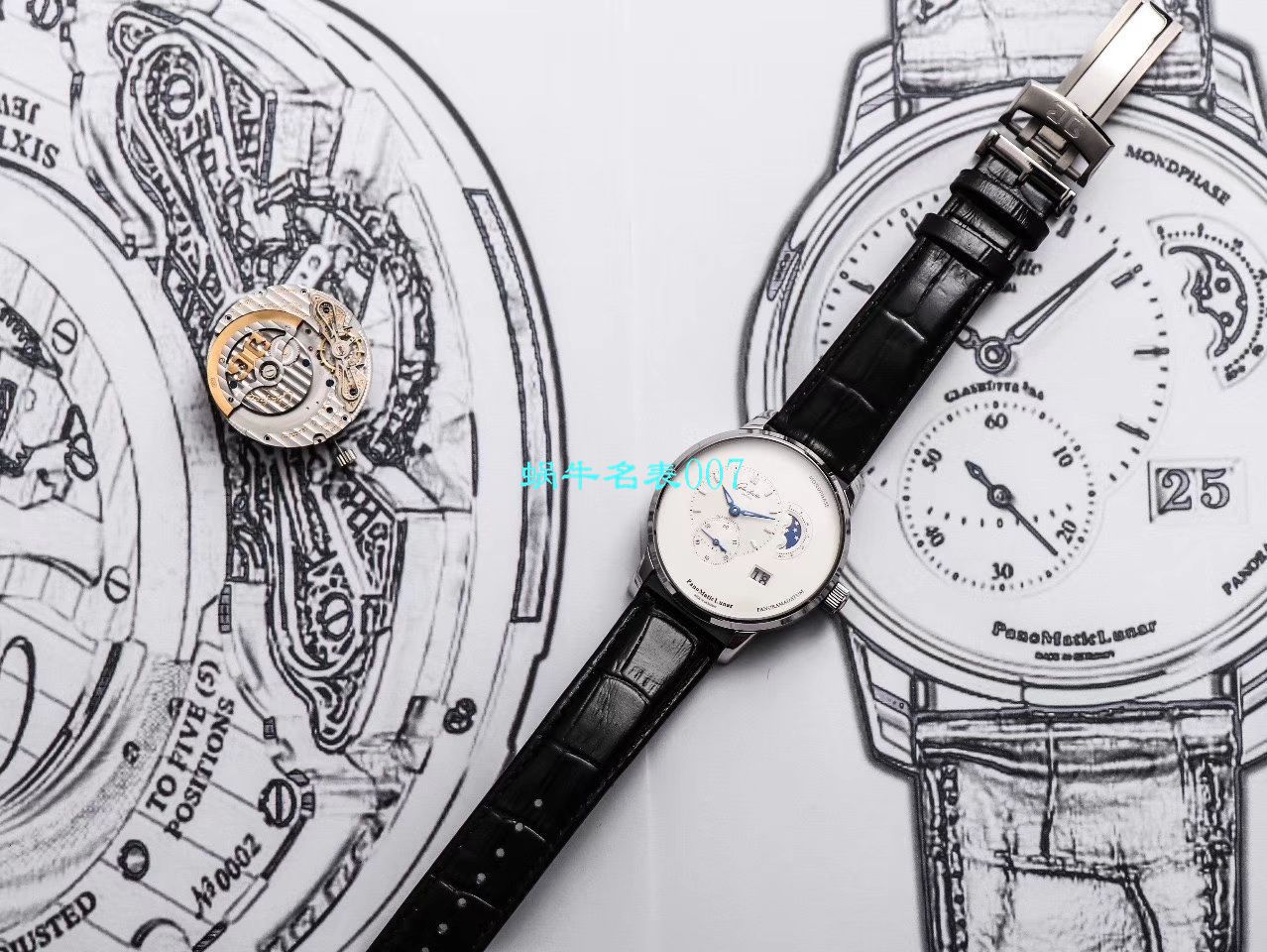 【TZ Factory Glashütte Original Replica Copy 表】glashuette original原创偏心系列1-90-02-42-32-05 wrist watches  / GLA053