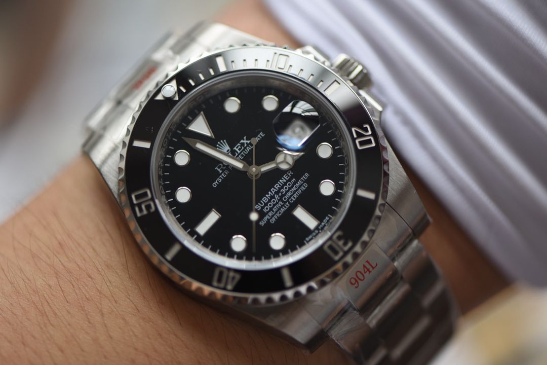 【 Video analysis N Factory V10版本Rolex Submariner  Replica 表】 Rolex  Submariner 型系列116610LN-97200黑盘 wrist watches  / R391
