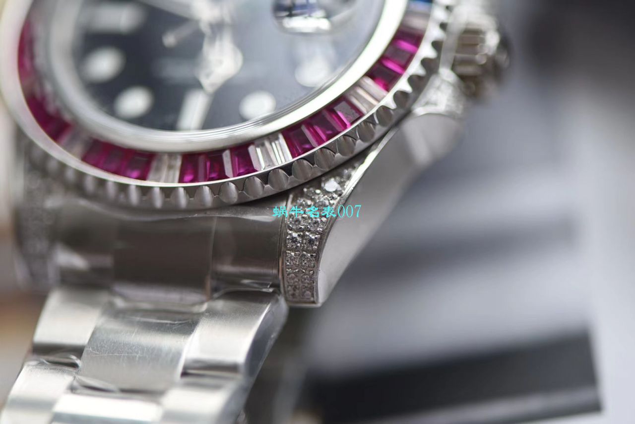 【LF Factory Rolex Replica Copy 表土豪版彩虹钻】 Rolex  GMT MASTER II系列116759 SAru-78209 wrist watches  / R396