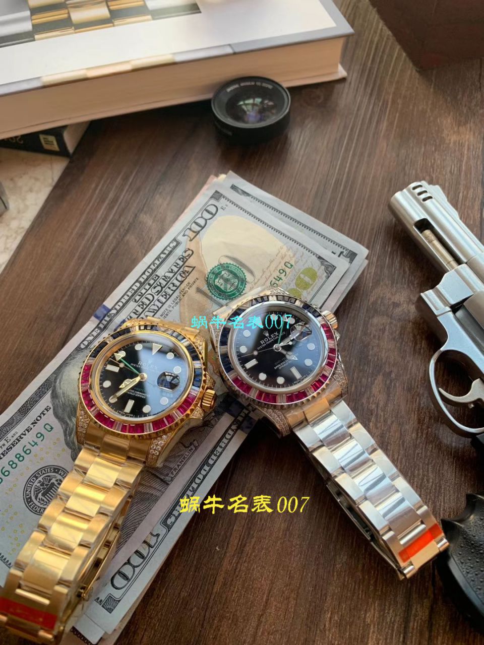 【LF Factory  Perfect  High quality  Replica Watches 】 Rolex  GMT MASTER II彩虹钻系列116758 SAru-78208 wrist watches  / R393