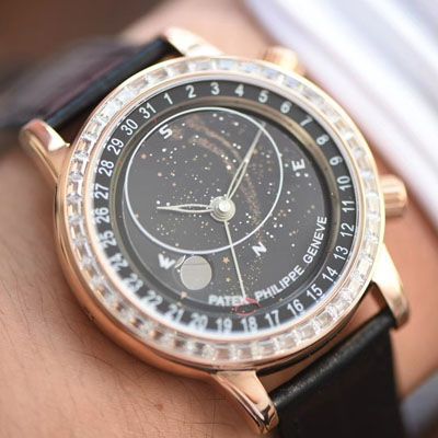 【台湾 Factory 最新升级版 Replica Watches 】 PATEK PHILIPPE 超级复杂功能计时系列6104R-001 wrist watches 