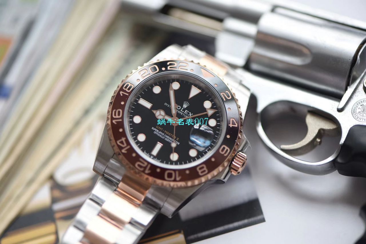 【LF Factory Rolex间金沙士圈 Replica Copy 表】 Rolex  GMT MASTER II系列m126711chnr-0002 wrist watches  / R396