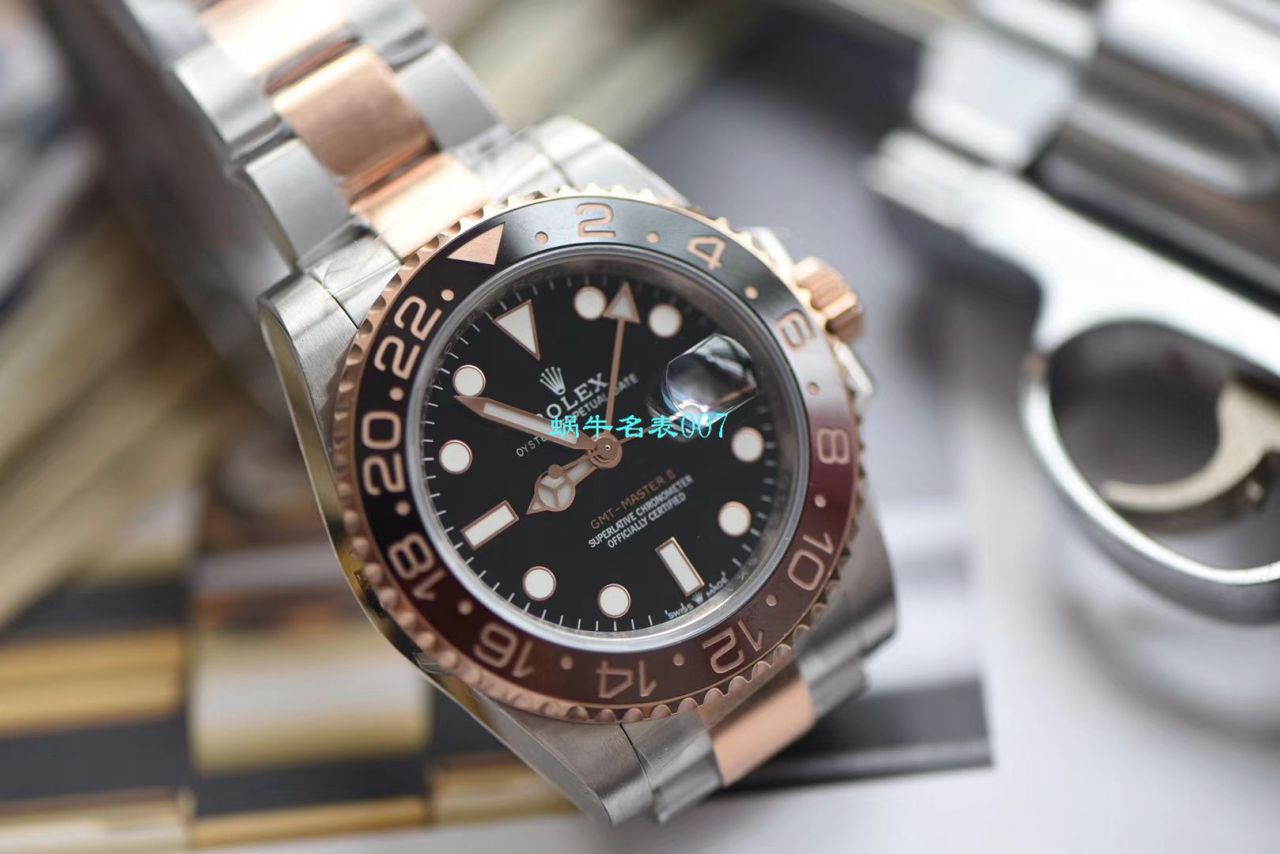 【LF Factory Rolex间金沙士圈 Replica Copy 表】 Rolex  GMT MASTER II系列m126711chnr-0002 wrist watches  / R396